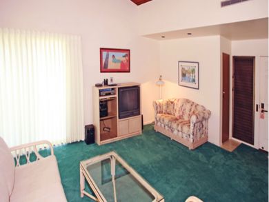 Living room with TV & DVD